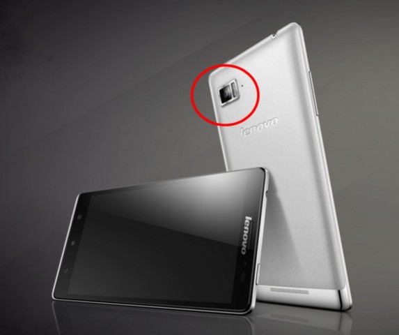 Auf der Rückseite ist eine 13-Megapixel-Kamera eingebaut. (Bild: Lenovo)